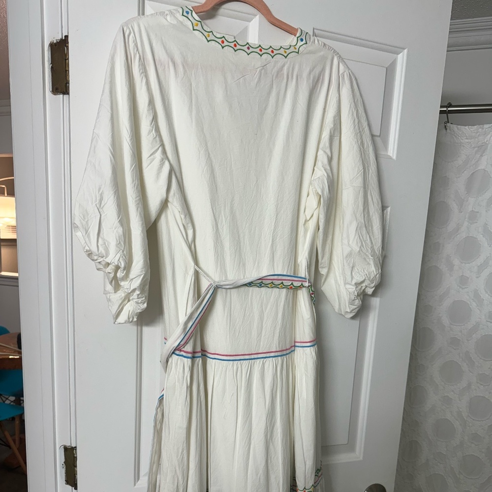 Roller Rabbit embroidered pineapple dress